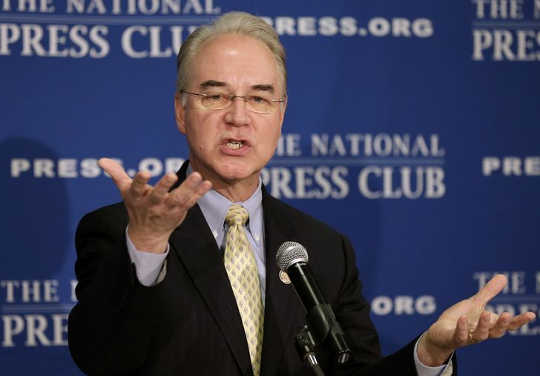 The Potential Costs Of A Secretary Tom Price On US Healthcare